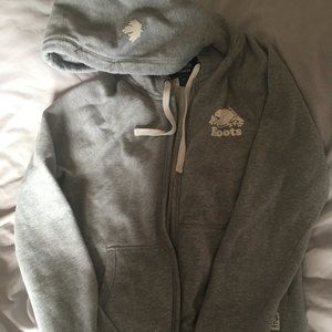 Roots Canada Zip-Up Hoodie Size Small
